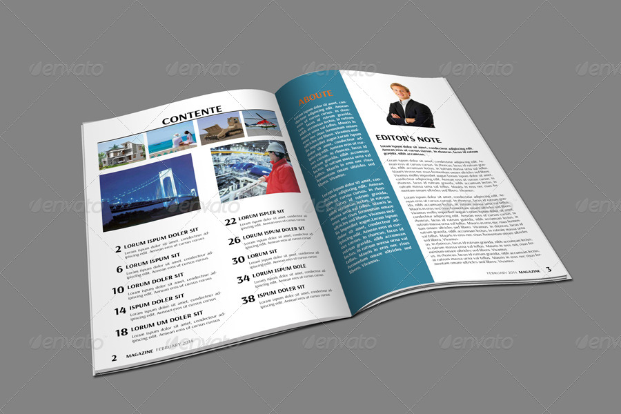 Magazine Template, Print Templates | GraphicRiver